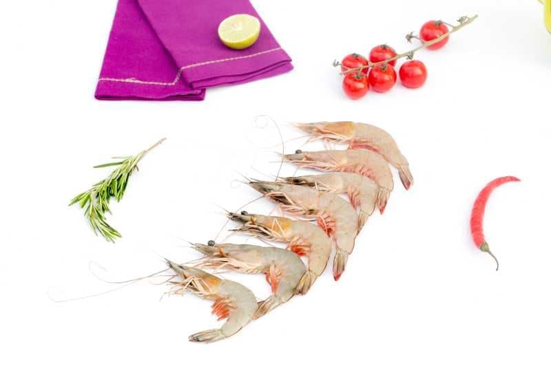 White prawns (Naran chemmeen)